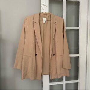 Oversized H&M Tan Women’s Blazer, Size Large